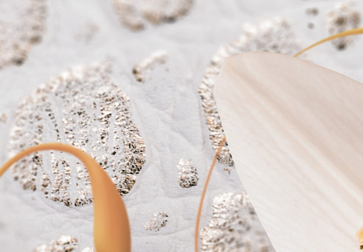 Glezna ar lilijām uz eleganta fona, krēmkrāsa,  - Maiguma dārgums G-ART