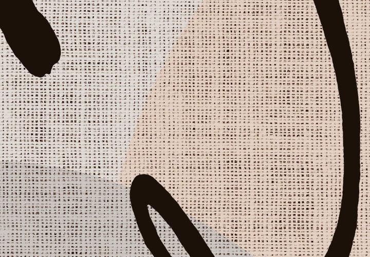 Glezna ar modernu abstraktu gleznu pelēkos toņos - konfigurācija (x 1) G-ART.