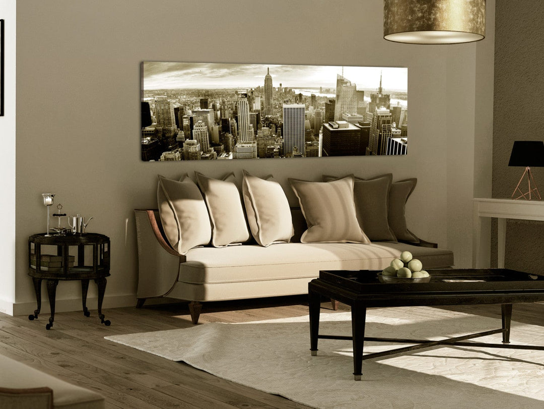 Glezna ar Ņujorku - Manhetena: finanšu paradīze, bēša, 149082 G-ART.