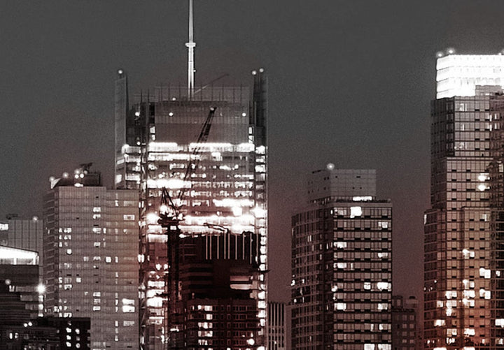 Glezna - ar Ņujorku uz tumši pelēka fona, 50048 G-ART.