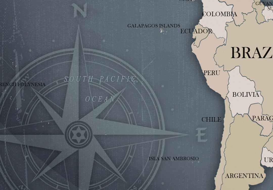 Glezna ar pasaules karti - Antracīta pasaule, 91918 (x3) G-ART