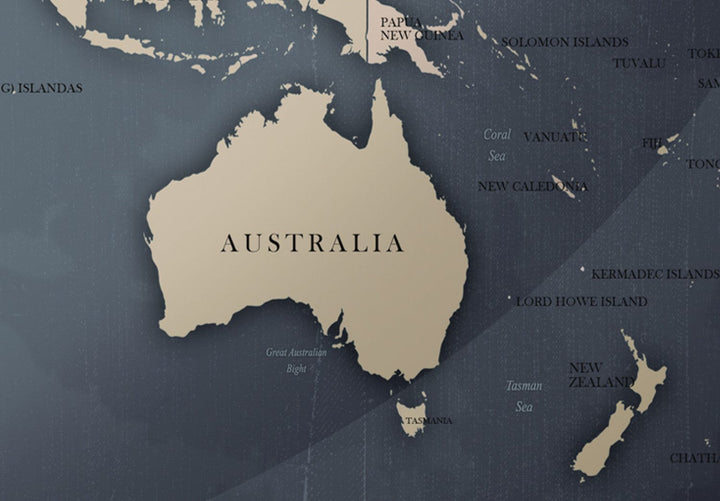 Glezna ar pasaules karti - Antracīta pasaule, 91918 (x3) G-ART