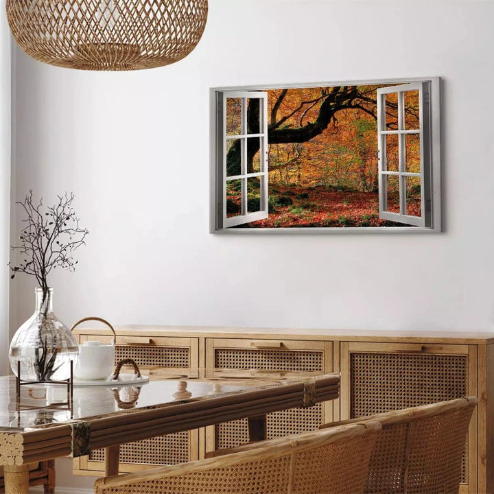 Kanva ar rudens ainavu - Silts novembris dzeltenos toņos, 125000 ART XL