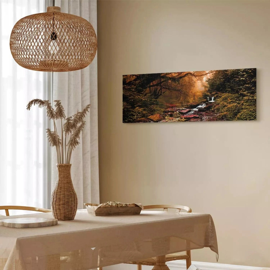 Kanva ar rudens dabu - Maģiskais rudens, (x 1) - uz koka rāmja G-ART