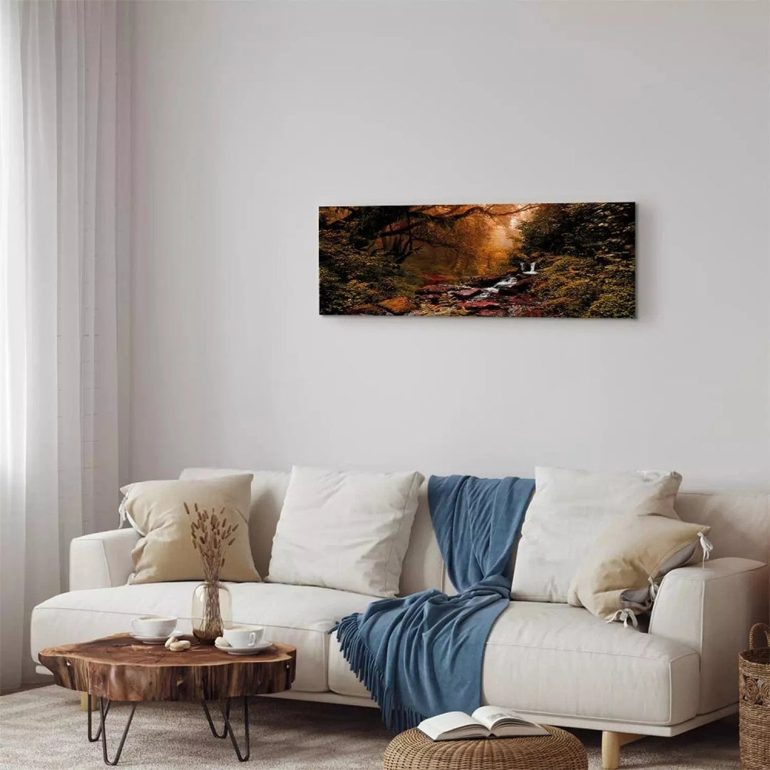 Kanva ar rudens dabu - Maģiskais rudens, (x 1) - uz koka rāmja G-ART