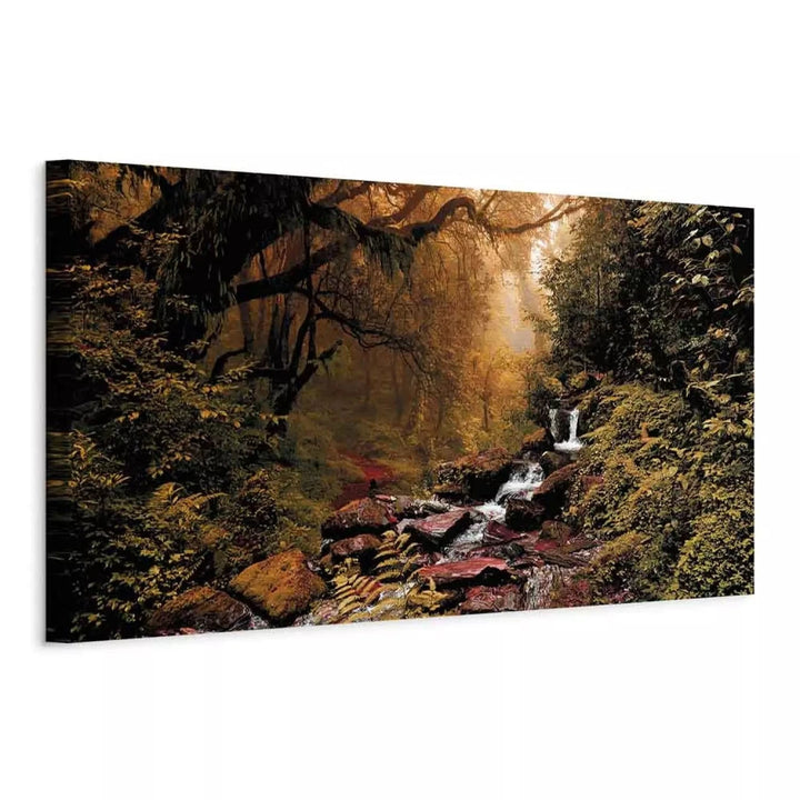 Kanva ar rudens dabu - Maģiskais rudens, (x 1) - uz koka rāmja G-ART