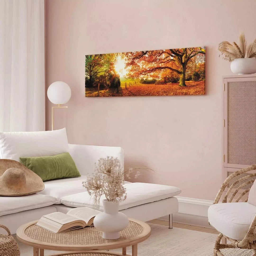 Kanva ar rudens dabu - Rudens burvība, (x 1) - rudens zelta krāsas G-ART