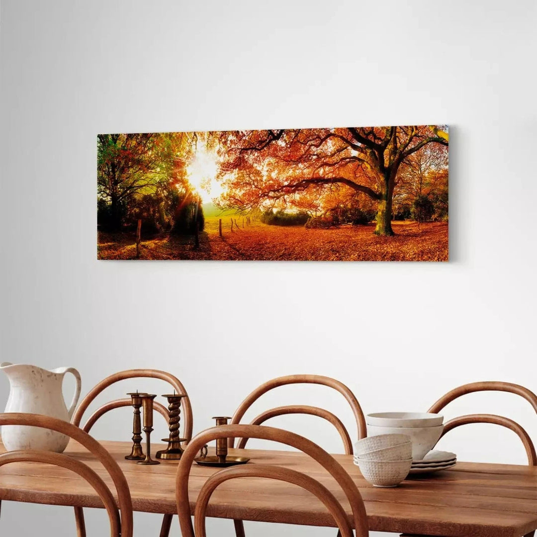 Kanva ar rudens dabu - Rudens burvība, (x 1) - rudens zelta krāsas G-ART