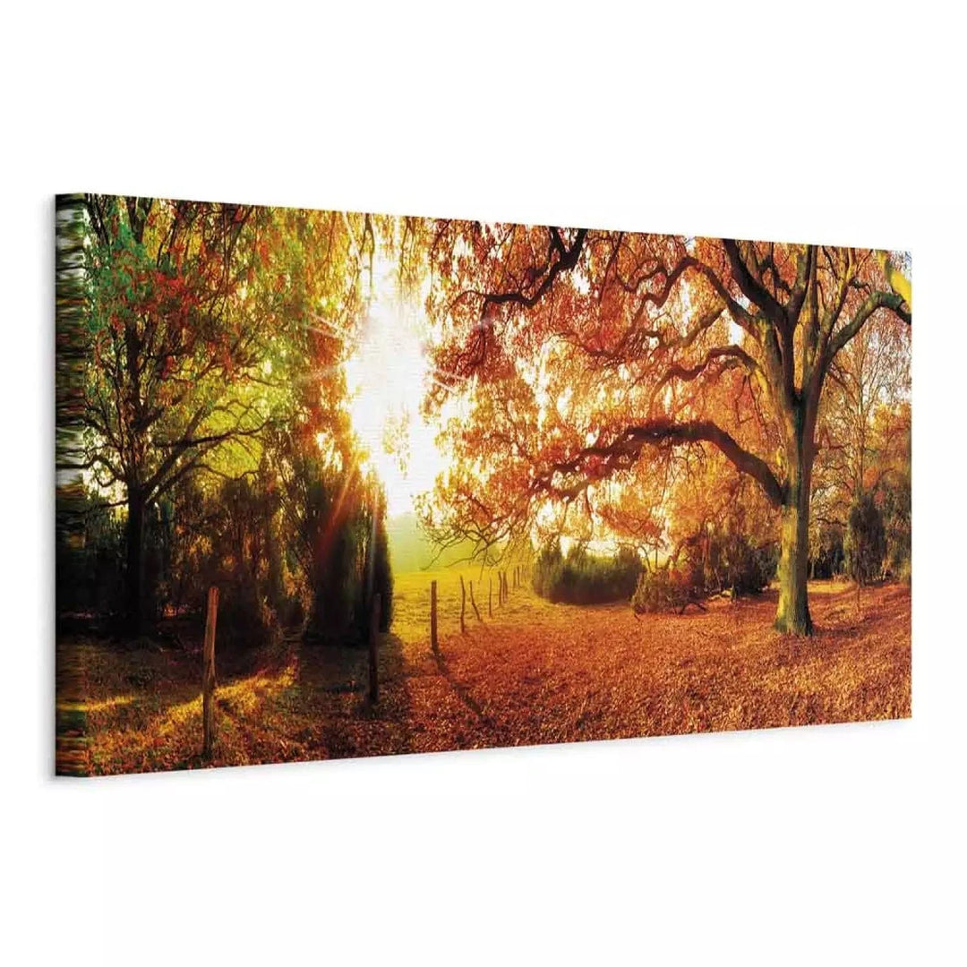 Kanva ar rudens dabu - Rudens burvība, (x 1) - rudens zelta krāsas G-ART