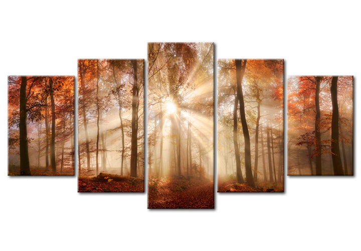 Glezna ar rudens mežu, viesitabai - Meža migla, 94227, (x5) G-ART