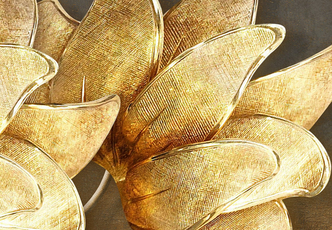 Glezna ar zīmētiem ziediem uz vintāžas fona, 131971 G-ART.