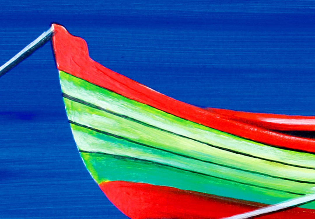 Glezna ar zīmētu laivu - Dziļuma klusums (x1) - 49560 G-ART.