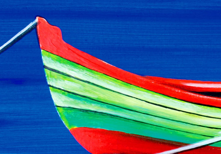 Glezna ar zīmētu laivu - Dziļuma klusums (x1) - 49560 G-ART.