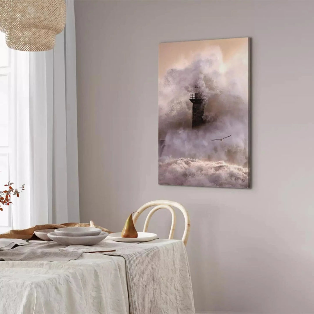 Kanva - Bāka un vētrainā jūra - Vētra, (x 1) - nopirkt kā dāvanu G-ART