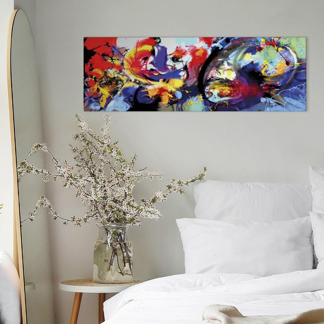 Glezna - Daudzkrāsaina abstrakcija - Krāsainā imersija, 93792, (x1) G-ART.