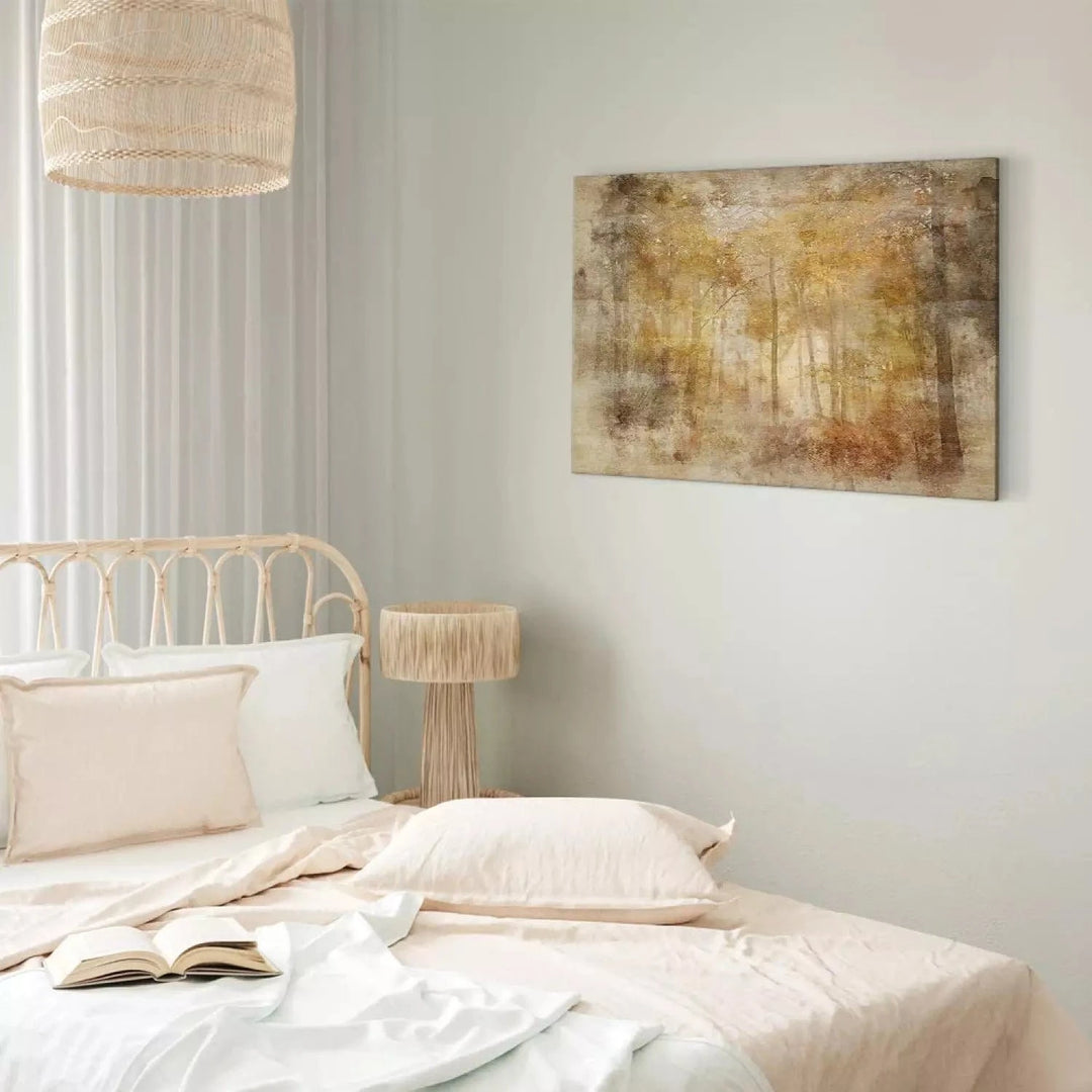 Glezna ar zeltā mežu (1 daļa), horizontāla G-ART