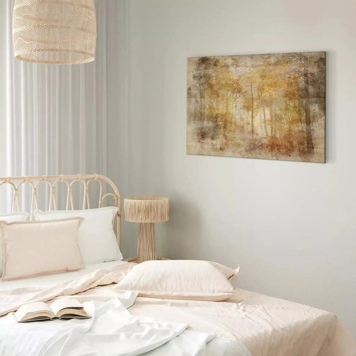 Glezna ar zeltā mežu (1 daļa), horizontāla G-ART