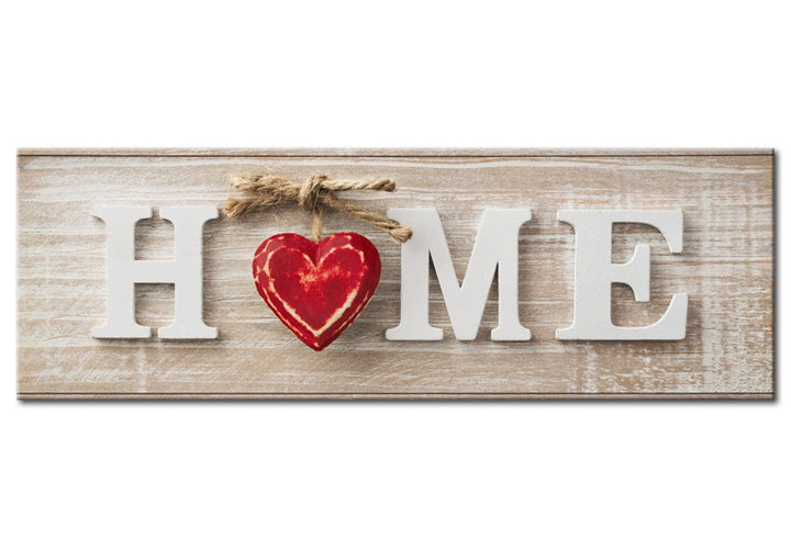 Glezna ar Home uzrakstu - Sarkana sirsniņa, (x5), 94844 G-ART.