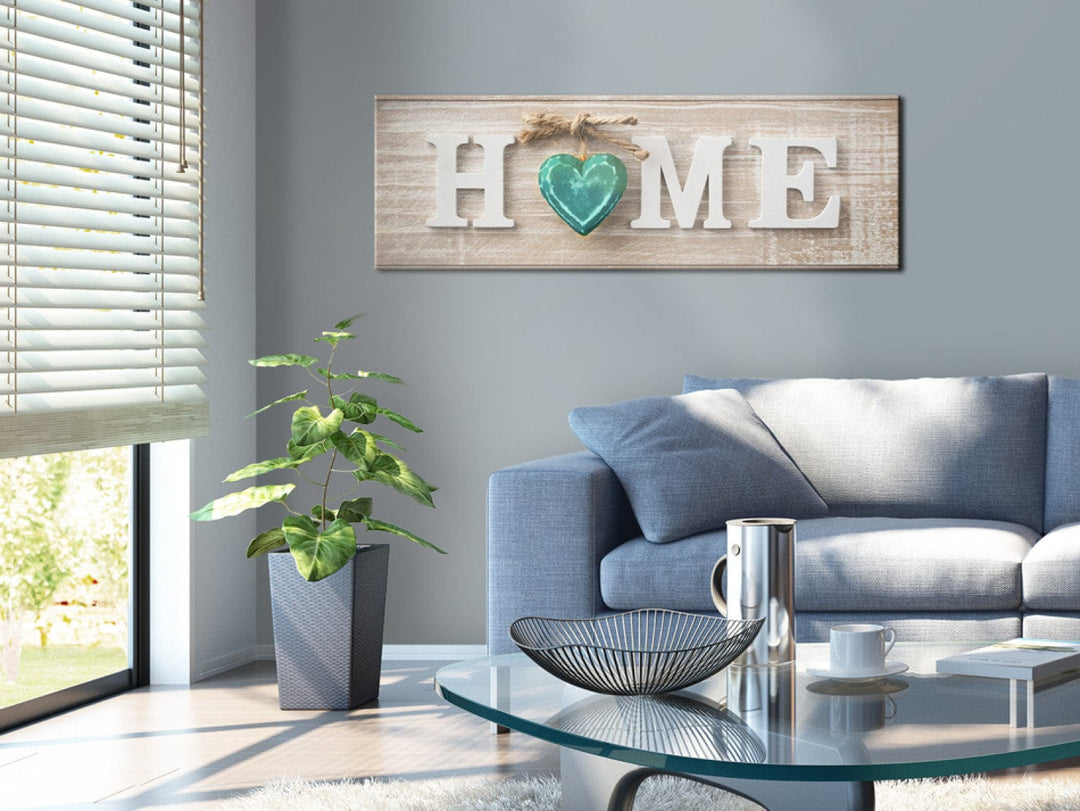 Glezna ar Home uzrakstu - Zilā sirsniņa, (x5), 94846 G-ART.