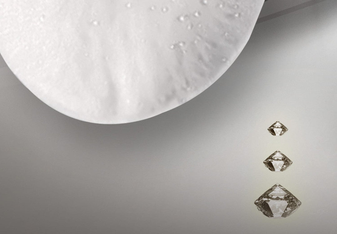 Glezna - kompozīcija ar baltam orhidejām, pērlēm un dimantiem, 146445 G-ART