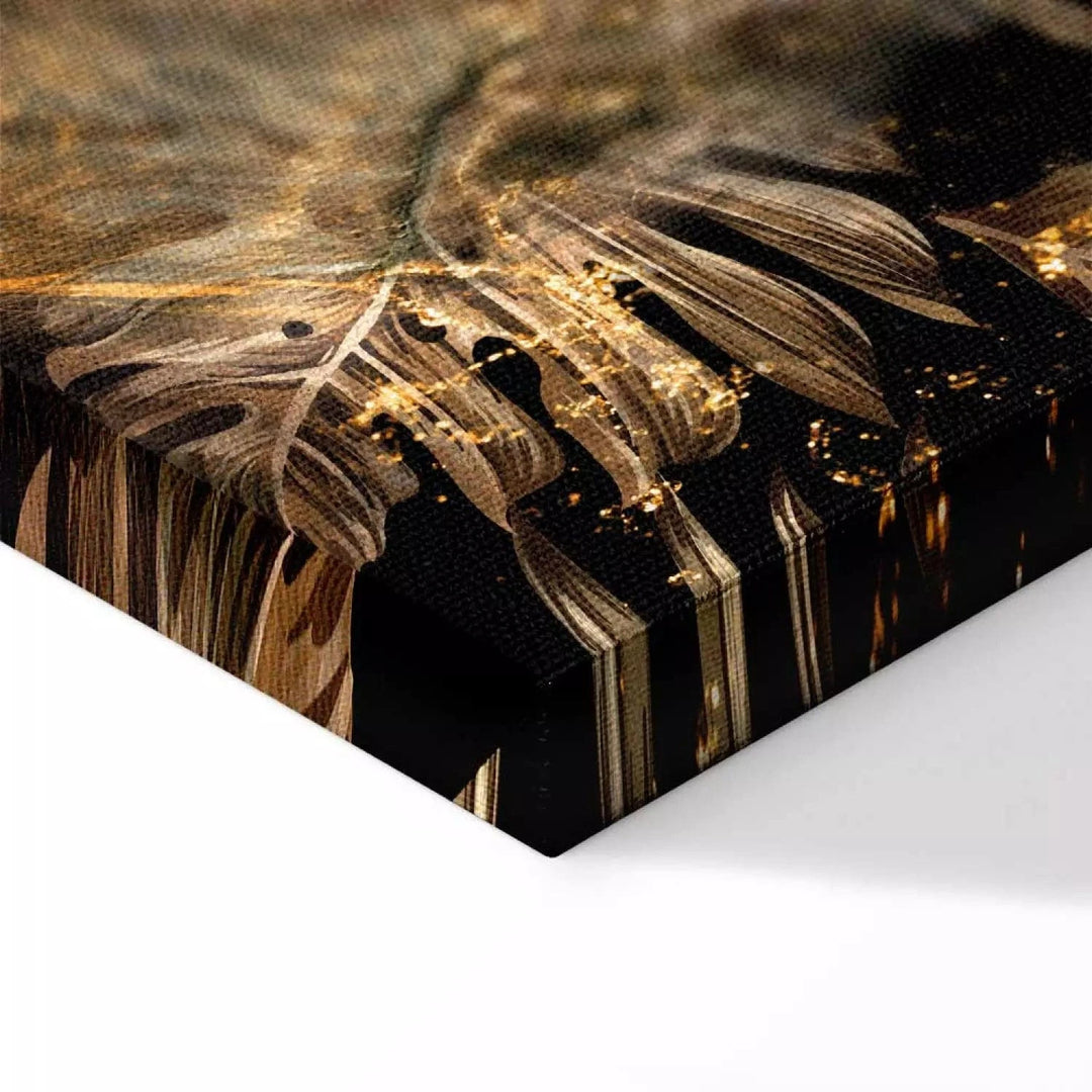 Glezna ar zelta lauvu (1 daļa), horizontāla G-ART