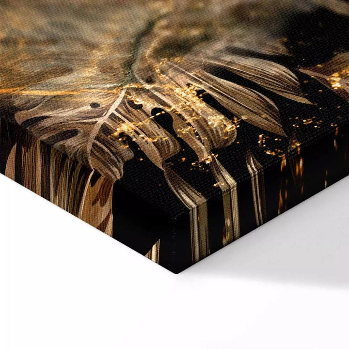 Glezna ar zelta lauvu (1 daļa), horizontāla G-ART