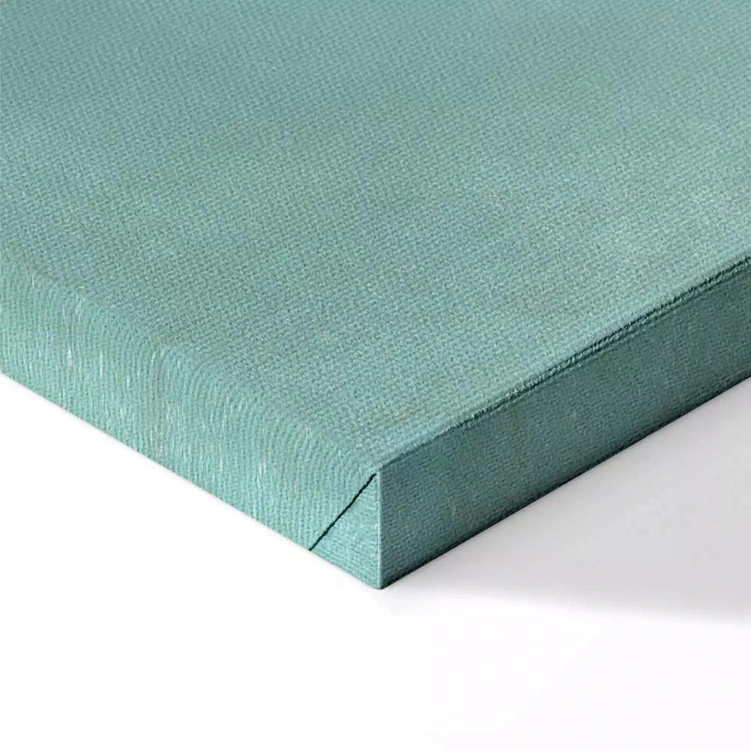 Kanva - Mākoņi un putni – pasteļtoņu debess ainava japandi stilā, zilā G-ART