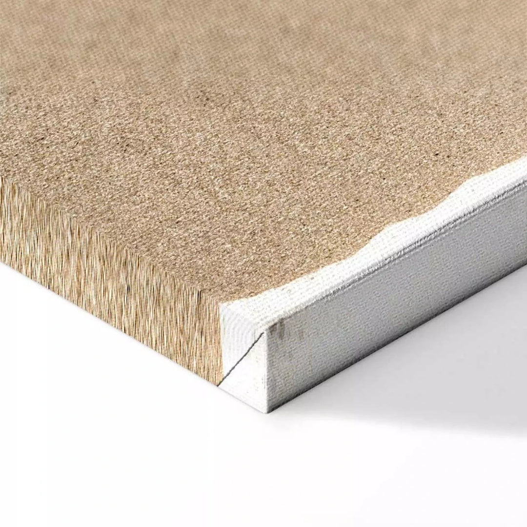 Kanva, romantiska - Mīlestības vilnis – sirds formas ainava pludmalē ART XL