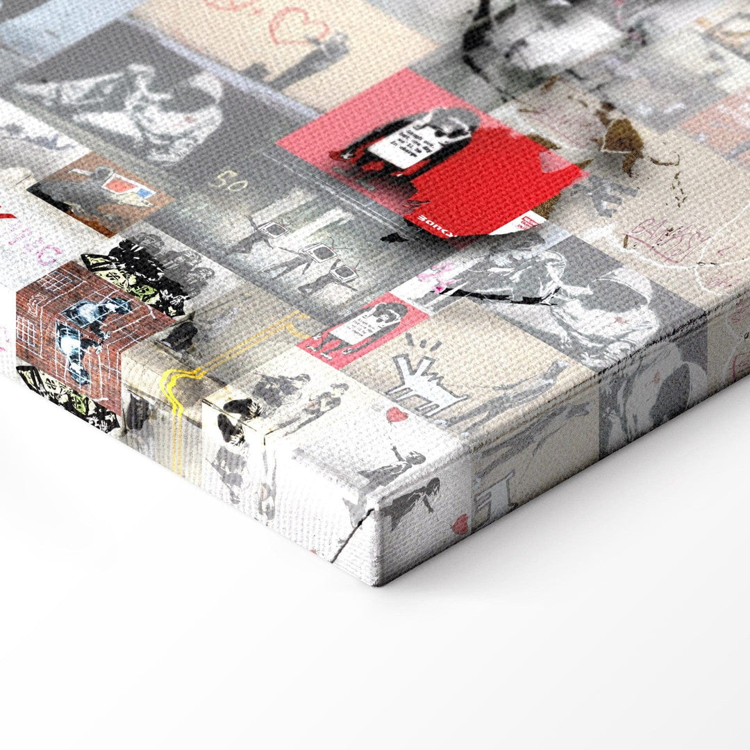 Glezna – Pasaules karte Benksija stilā - Banksy iedvesma, 92622 G-ART.