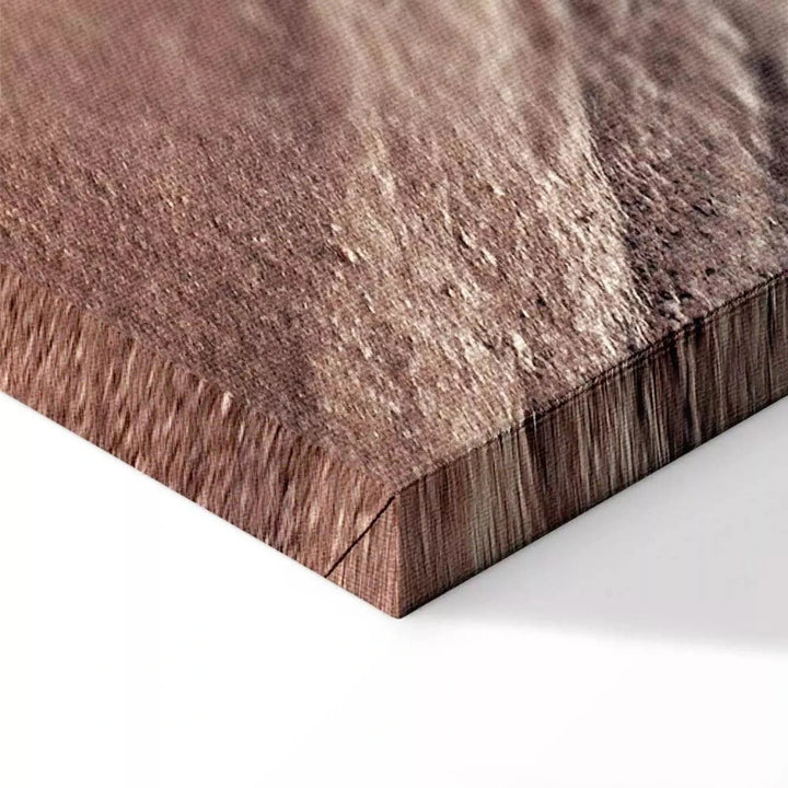 Kanva - pludmales ainava sepijas krāsā, (x1) - viesistabas interjerā G-ART