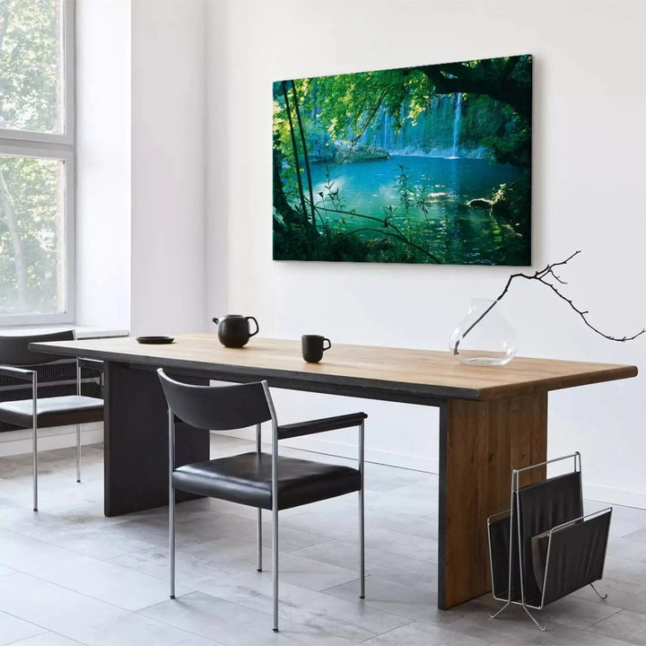 Kanva - Tirkīza paradīze – meža ainava, 128412 - dabiskas krāsas ART XL