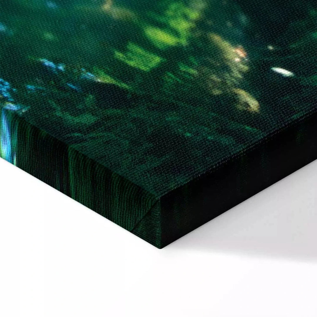 Kanva - Tirkīza paradīze – meža ainava, 128412 - dabiskas krāsas ART XL