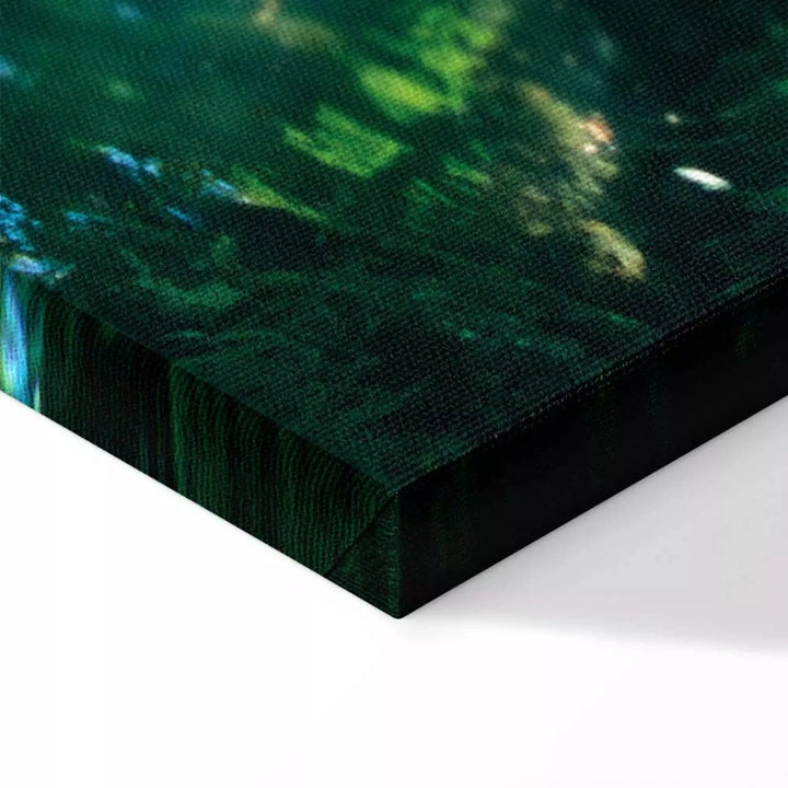 Kanva - Tirkīza paradīze – meža ainava, 128412 - dabiskas krāsas ART XL