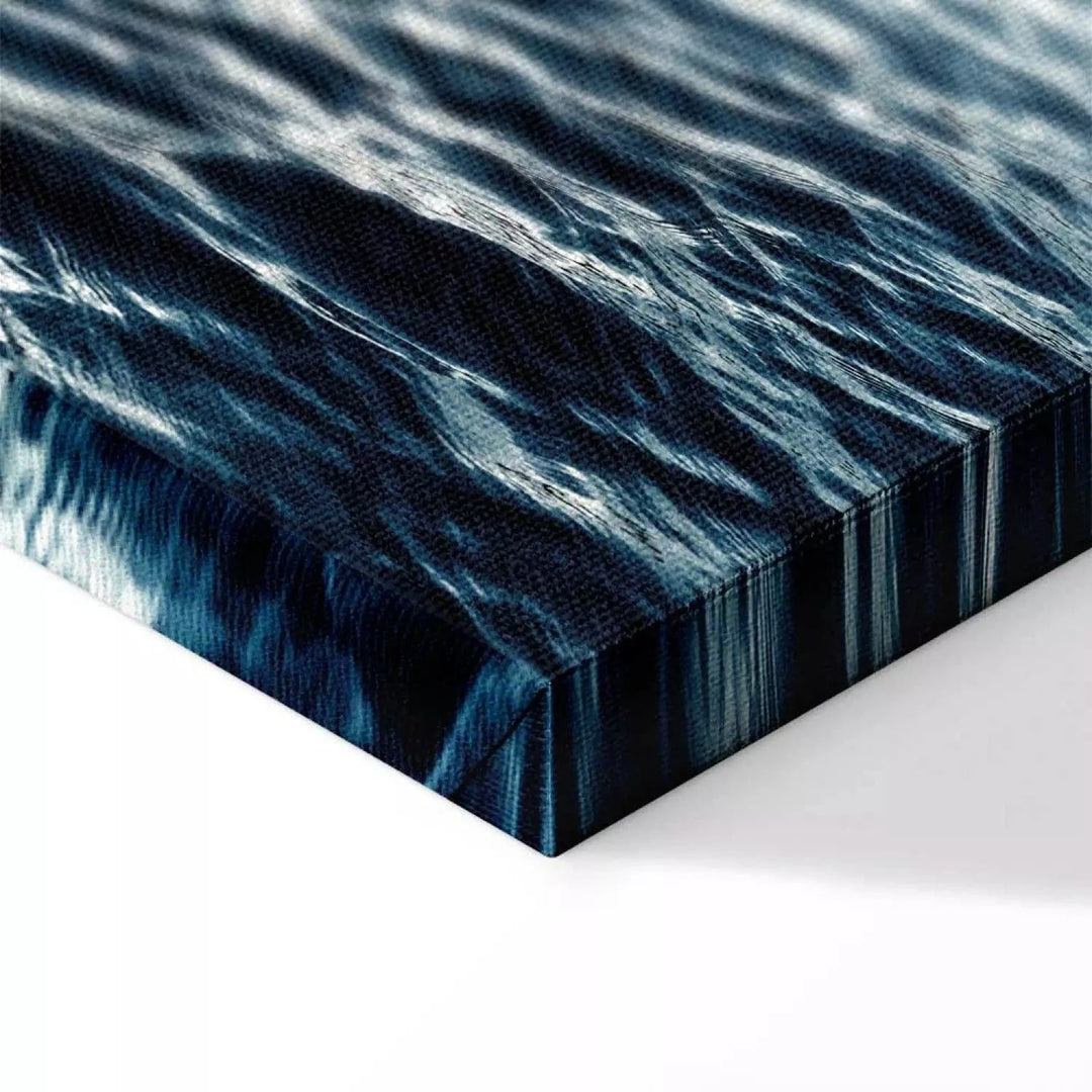 Kanva - Okeāna viņi - zilos toņos, 115121 - mierīga interjerā ART XL