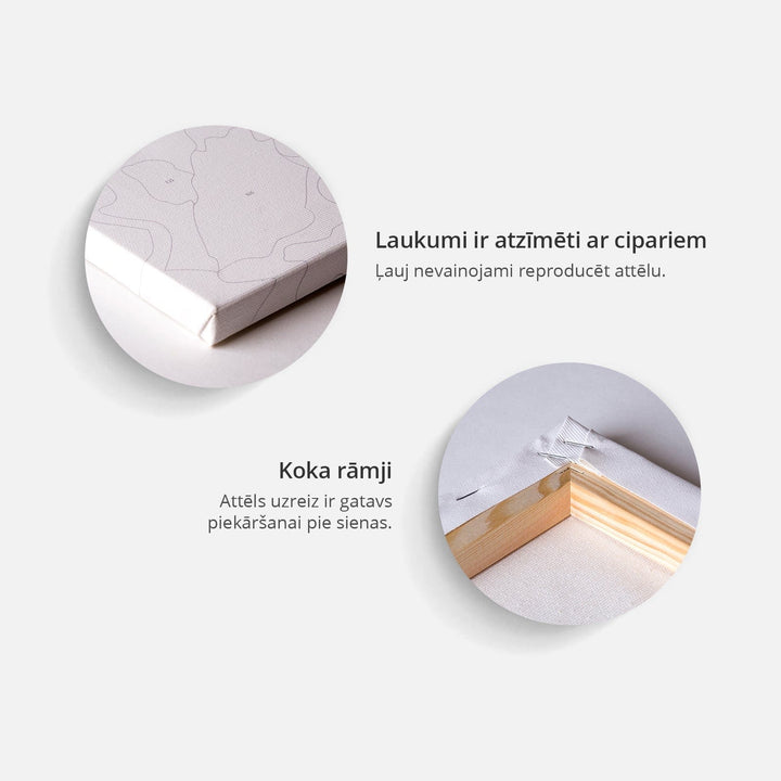 Kanva - Izkrāso pēc cipariem ar ceriņiem vāzē, izmērs 60x40 cm Artgeist