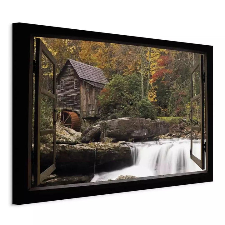 Kanva - Vecās dzirnavas, (x 1), 125018, brūna un zaļā krāsā G-ART