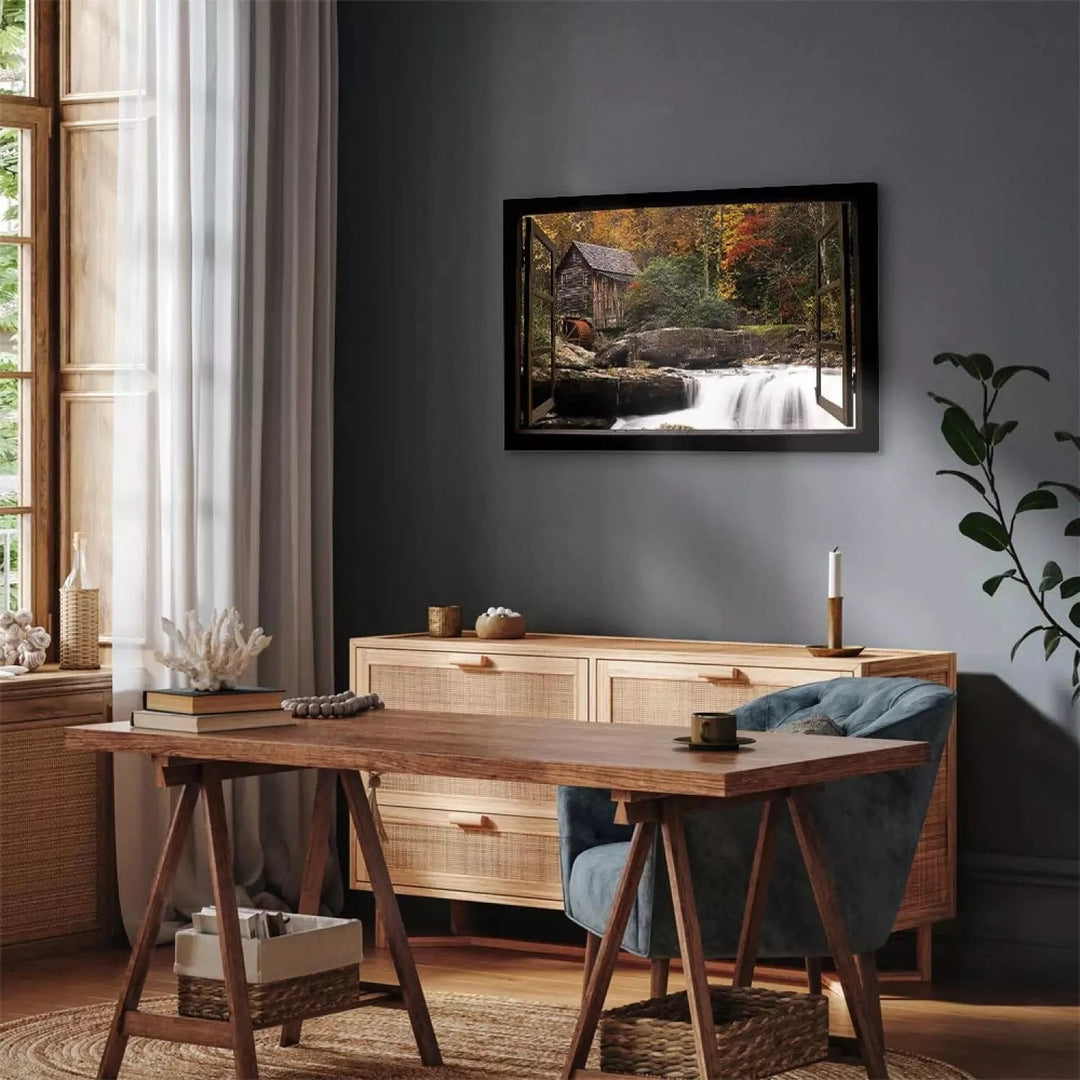 Kanva - Vecās dzirnavas, (x 1), 125018, brūna un zaļā krāsā G-ART