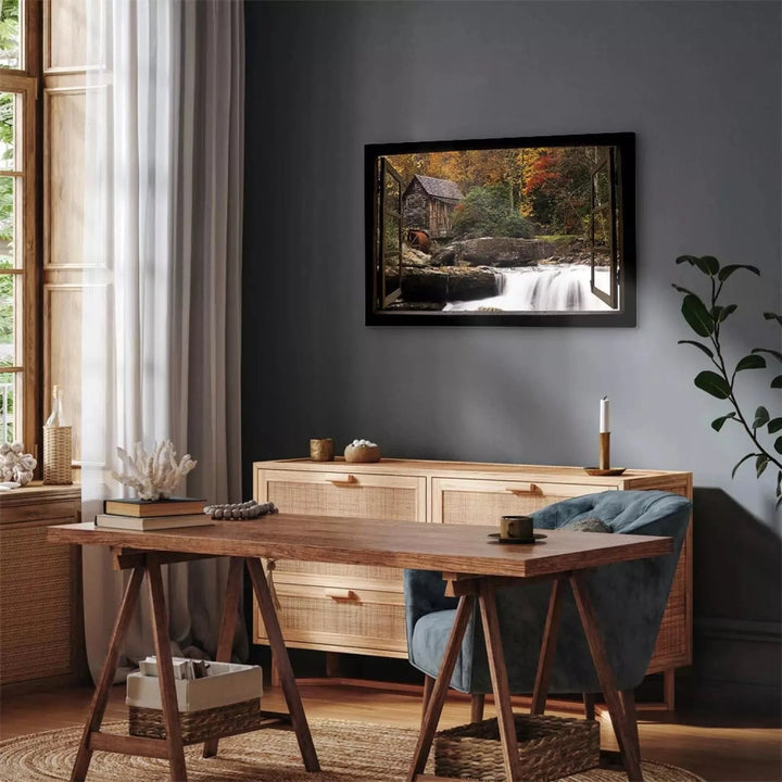 Kanva - Vecās dzirnavas, (x 1), 125018, brūna un zaļā krāsā G-ART