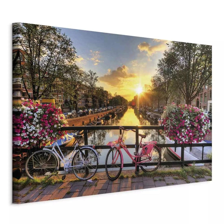 Kanva - VelosipÄdu pilsÄta - pilsÄtas upes ainava - Amsterdama, (x 1) G-ART
