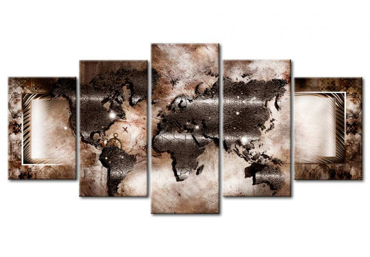 Glezna - Vintāžas karte brūnos toņos, 56277 G-ART.