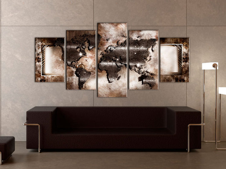 Glezna - Vintāžas karte brūnos toņos, 56277 G-ART.