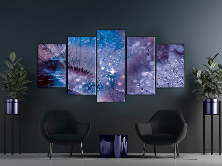 Glezna - Violets dārzs - Pienenes ar violetu nokrāsu, 144574 G-ART