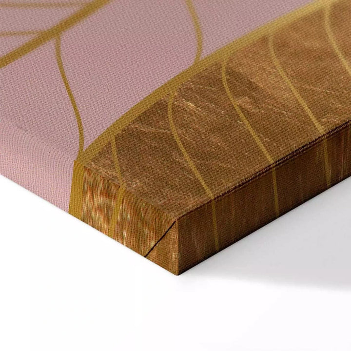 Glezna - Violeti zelta raksts ar lapām (x 1), 135692 G-ART