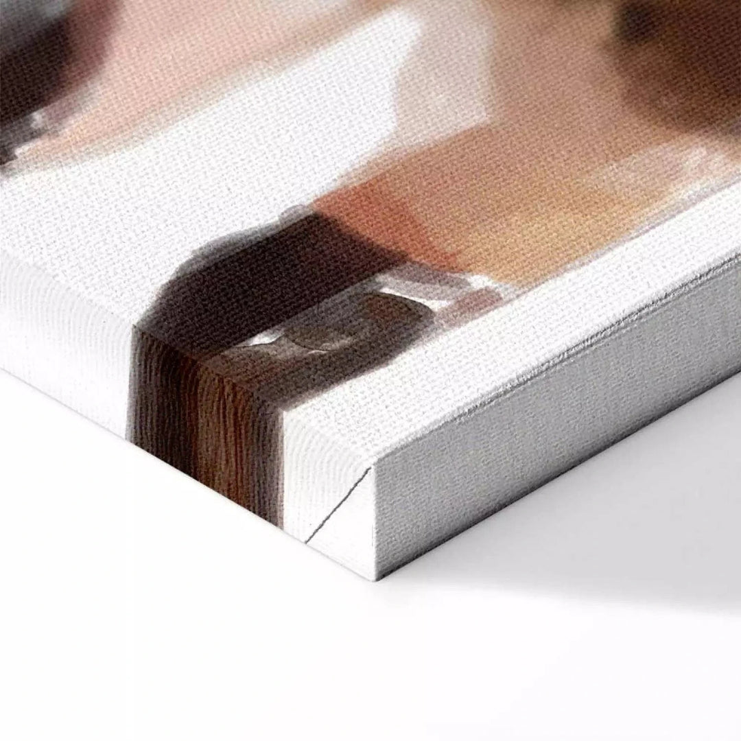 Kanva - Ziņkārīgais ēzelis, 123039, rozā, pelēkā krāsā ART XL