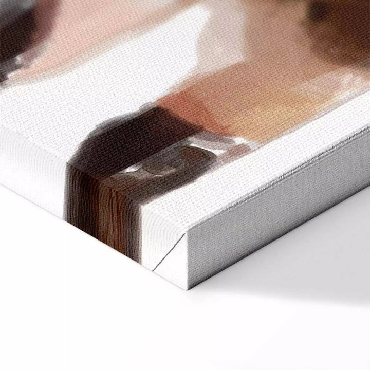 Kanva - Ziņkārīgais ēzelis, 123039, rozā, pelēkā krāsā ART XL