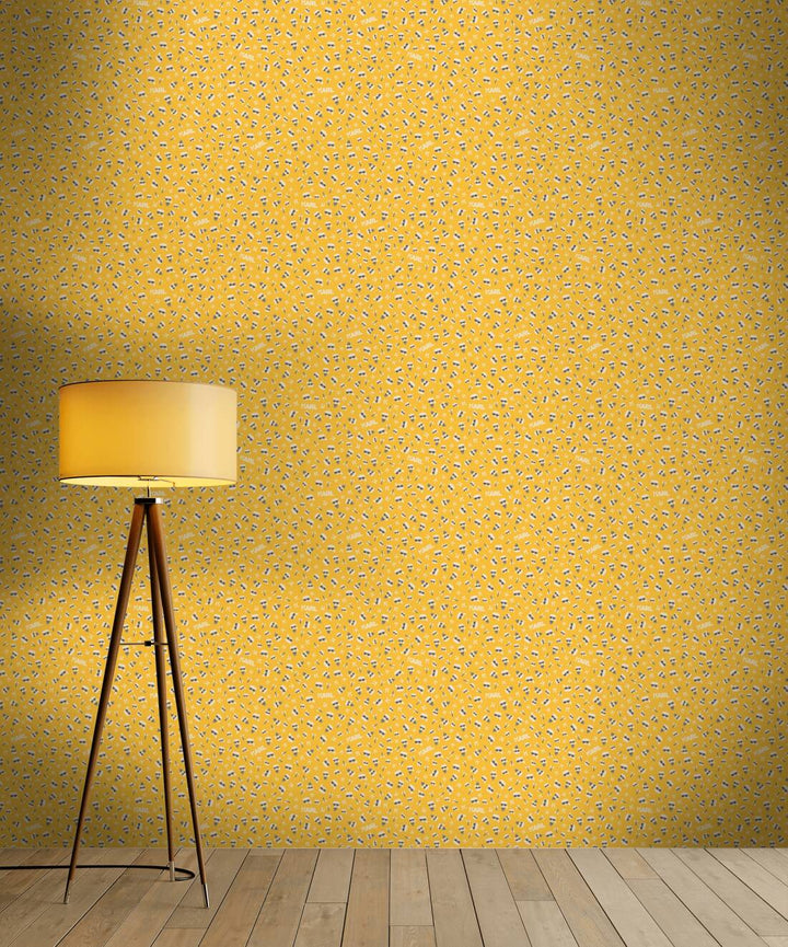 Karl LAGERFELD tapetes, komiksu dizains – dzeltenā krāsā, 378434 AS Creation