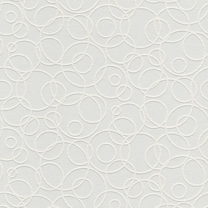 Krāsojamas tapetes ar apļiem AS Creation 561114 (1.06x25m) Protect AS Creation