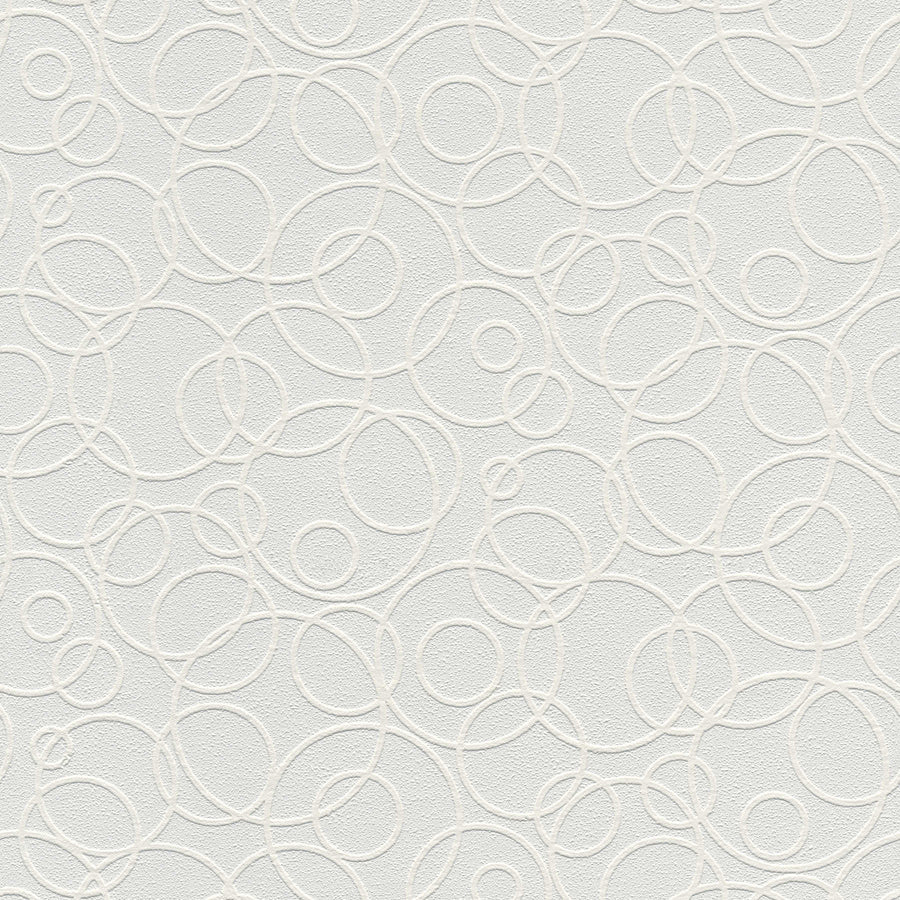 Krāsojamas tapetes ar apļiem AS Creation 561114 (1.06x25m) Protect AS Creation