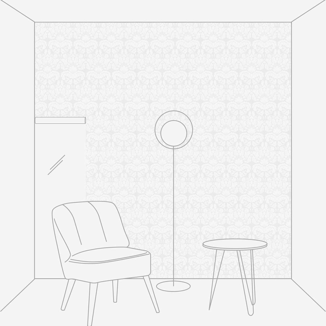 Krāsojamas tapetes ar baroka ornamentiem AS Creation 951351 (0.53x10m) AS Creation