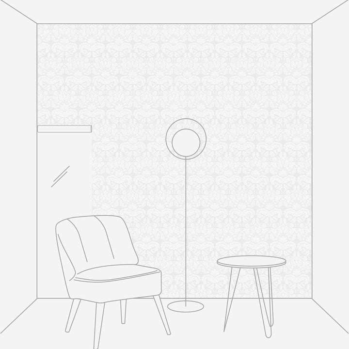 Krāsojamas tapetes ar baroka ornamentiem AS Creation 951351 (0.53x10m) AS Creation